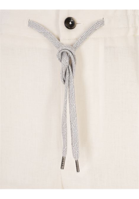 Soft Trousers In White Techno Wool PT TORINO | TSCNZA0CL1-BB580015